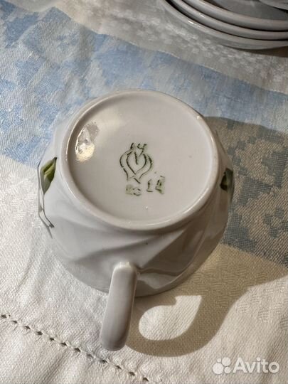 Кофейный сервиз с розами