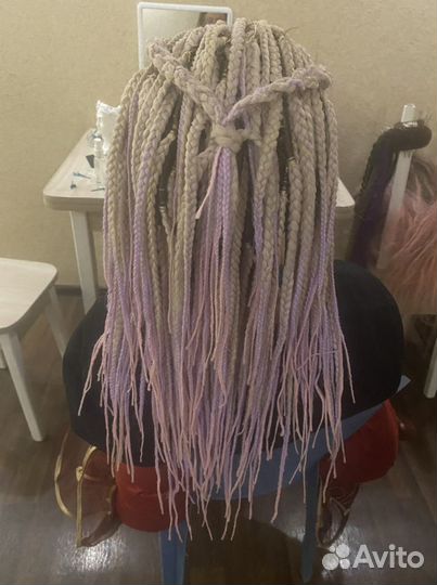 Афрокосички комплекты де кос дреды афрокудри зи-зи