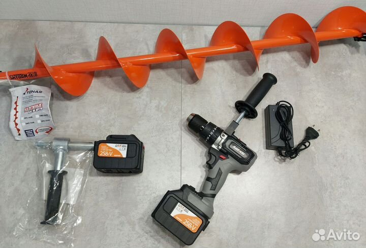 Шуруповерт Nanwei 150Nm 6Ah + Тонар Мотошторм 150