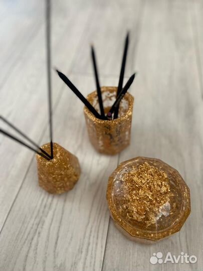 Шкатулка для украшений,стакан и аромоваза