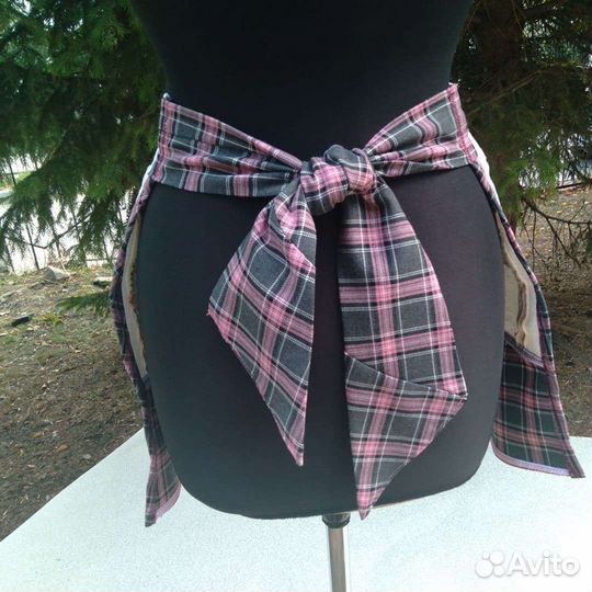 Кухонный фартучек + прихватки