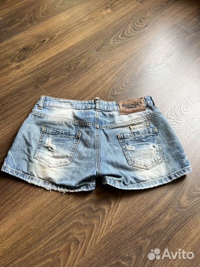 Джинсовые шорты philipp plein