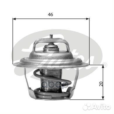 Термостат dodge caravan 3.0-3.8 95-01 TH02791G1