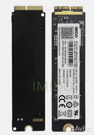 SSD 512gb для Macbook Pro A1502, A1398 Retina