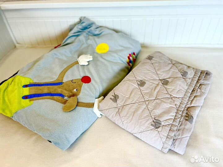 Развивающий коврик IKEA плюс покрывало