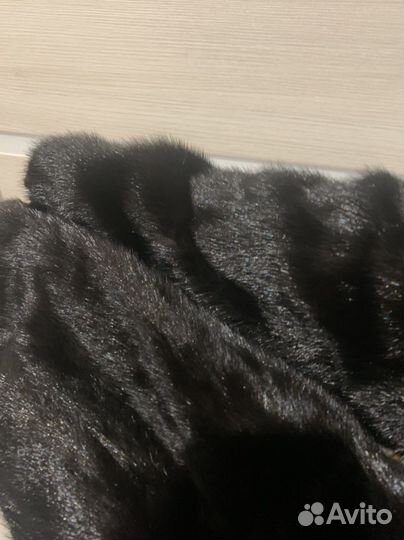Шуба норковая с капюшоном 44 46