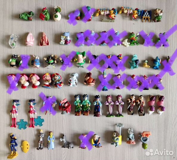 Игрушки из киндер (Kinder), Ландрин и другие