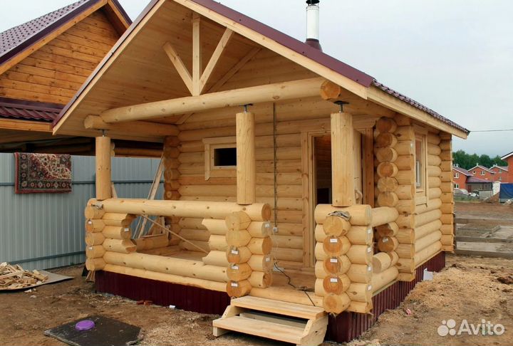 Бани, каркасные, брусовые, бригада строителей