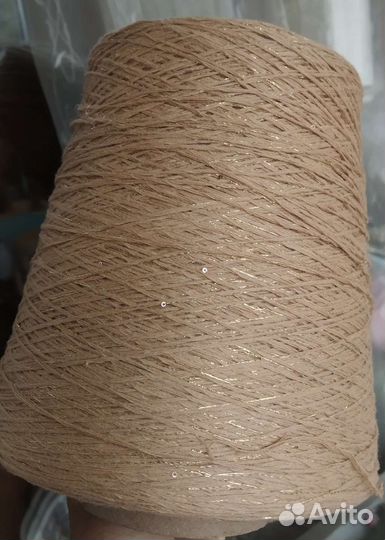 Хлопок с Микропайетками 1 мм и люрексом