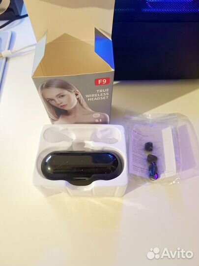 TWS f9 беспроводные наушники