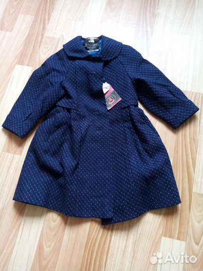 Пальто детское для девочки,весна,новое