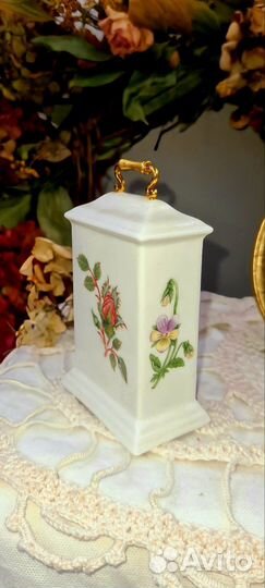 Настольные часы фарфор Англия