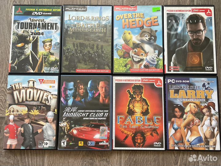 Игры для пк на диска CD и DVD
