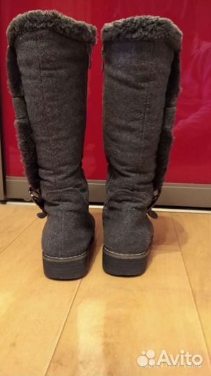 Сапоги зимние для девочки, р-р 32