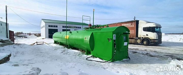 Контейнерная АЗС для заправки своей техники
