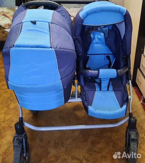 Коляска для двойни