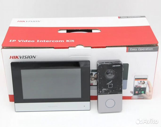 Комплект IP домофона с Wi-Fi Hikvision DS-KIS603-P