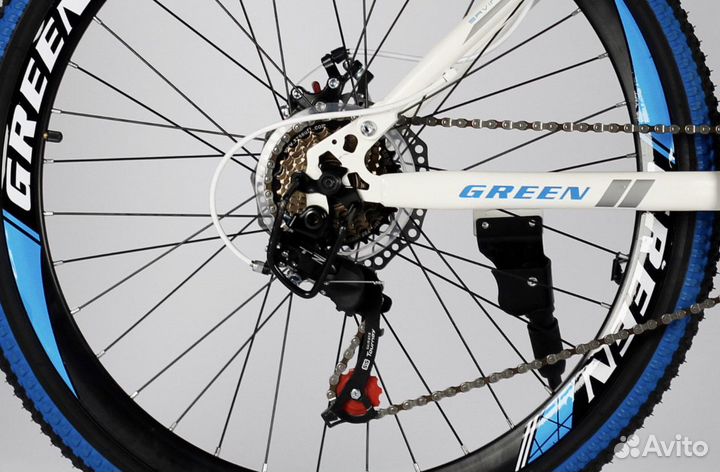 Велосипед складной 26R Green бело-синий