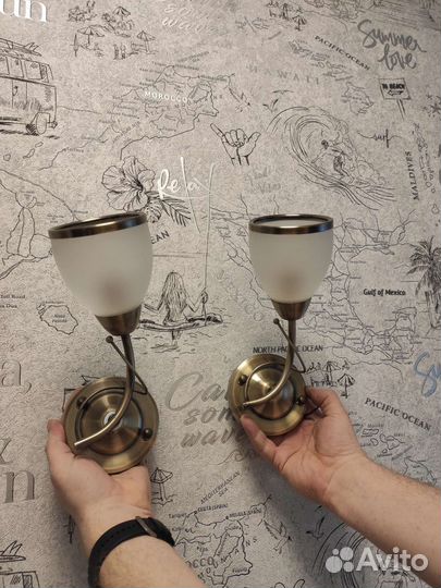 Люстра и бра 2 шт. комплект