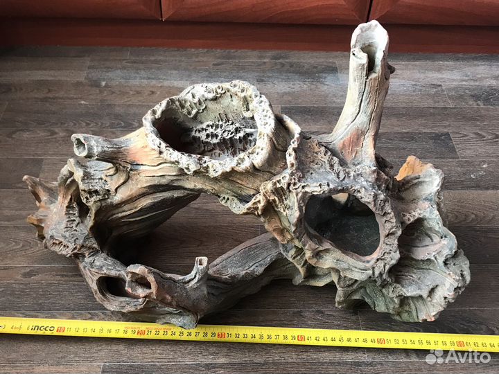 Гроты для аквариума замок и коряга(глина)