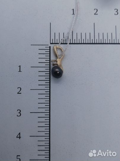 Подвеска с синтетическим камнем Золото