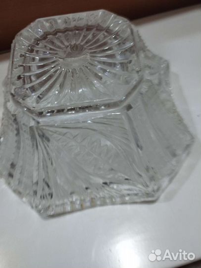 Салатник хрустальный СССР
