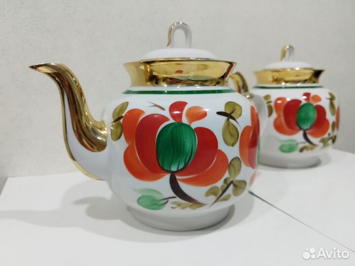 Фарфоровый чайник СССР 2 шт
