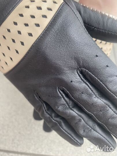 Перчатки кожаные