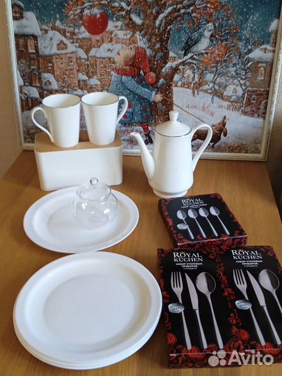 Посуда Royal Kuchen Новая Костяной фарфор и др