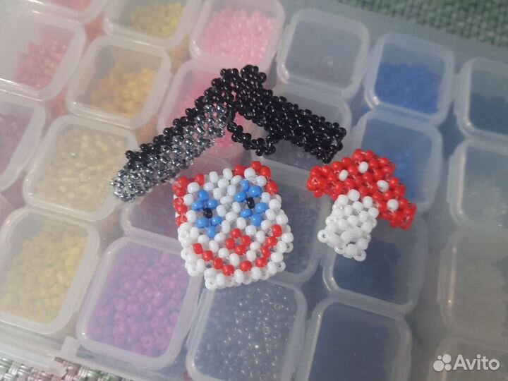 Фигурки из бисера