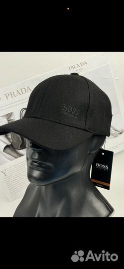 Кепка мужская теплая шерсть Hugo Boss