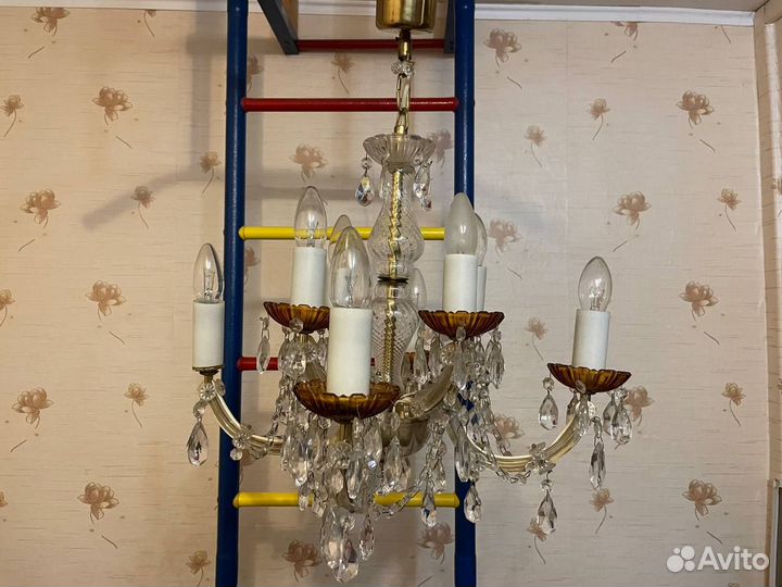 Светильник-люстра хрустальная нсб85-8*40