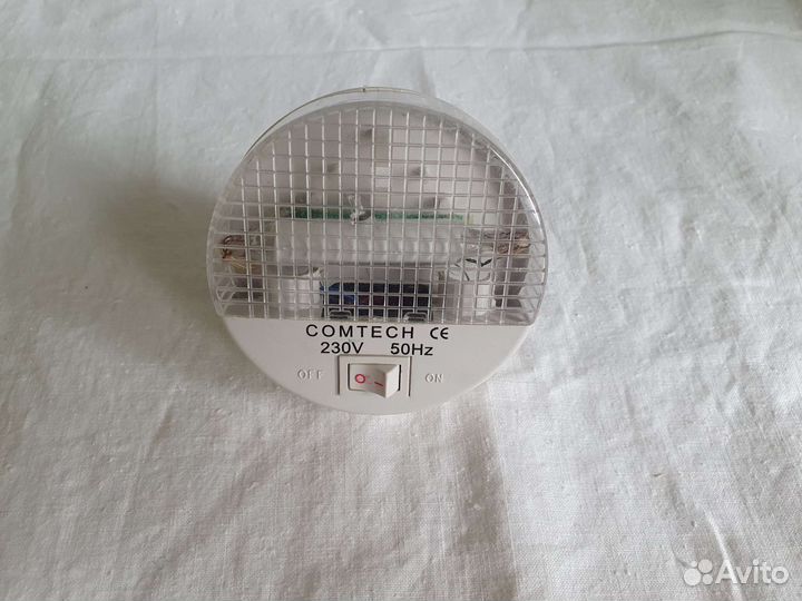 Светильник ночник круглый маленький