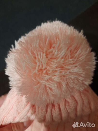 Шапка с завязками для девочки р.48 Arctic kids