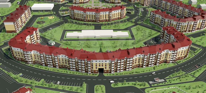 1-к. квартира, 46 м², 1/5 эт.