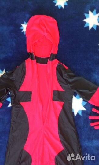 Карнавальный костюм детпул для взрослых