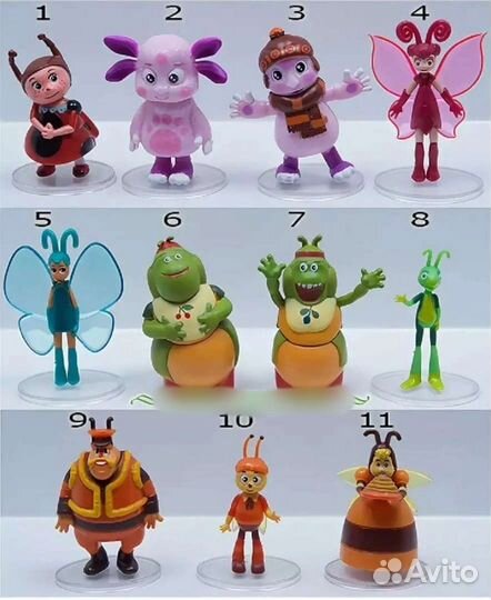 Зайчики Piglette, Лунтик, София, Свинка Пеппа и др