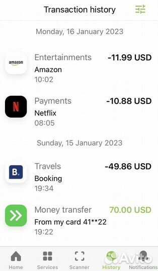 Оплата иностранной зарубежной картой Visa
