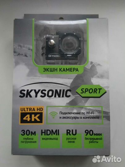 Экшн-камера Skysonic Sport 4K