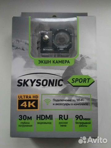 Экшн-камера Skysonic Sport 4K