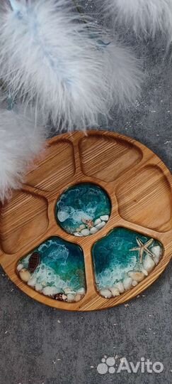 Менажница, подарок, деревянная посуда