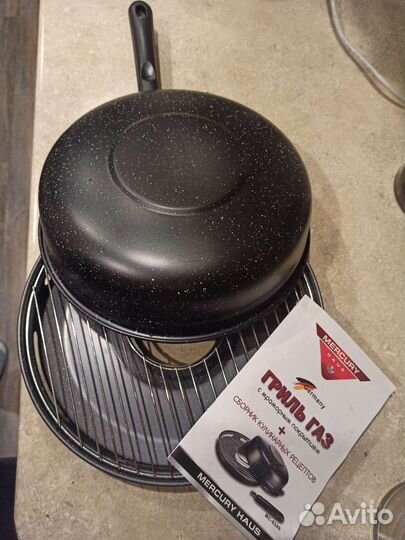 Сковорода гриль газ