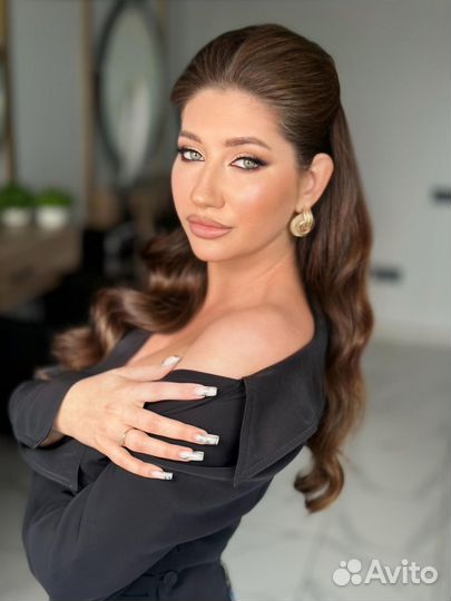 Образ в 4 руки /макияж/ прическа/локоны