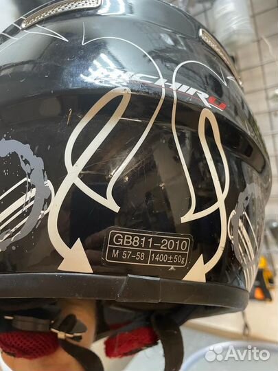 Мотошлем кроссовый бу