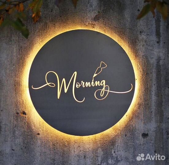 Вывеска, освещение в офис