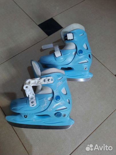 Коньки детские раздвижные р-р 30-33
