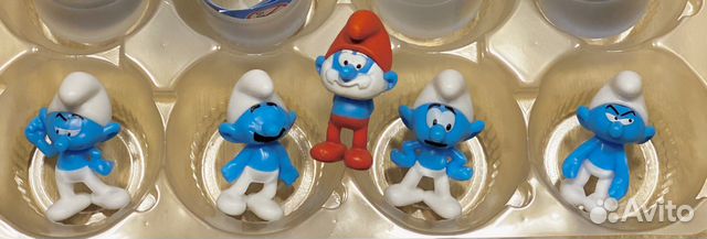 Смурфики киндер заини