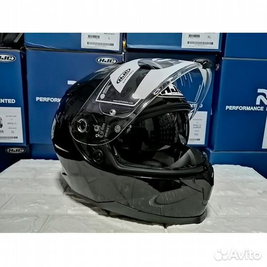 Мотошлем HJC C-70 metal black