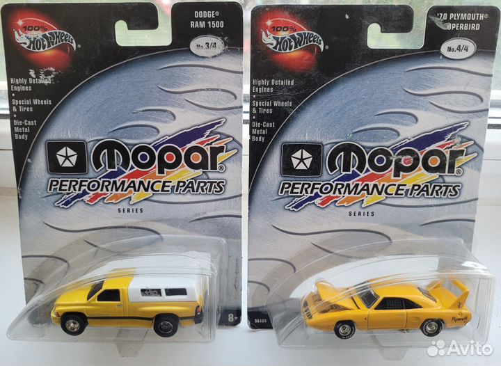 100 Hot Wheels Mopar Perfomance Parts 3-4