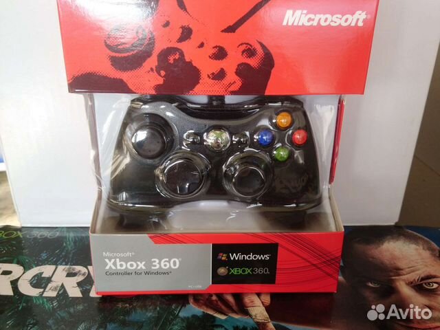 Джойстик для xbox 360 проводной